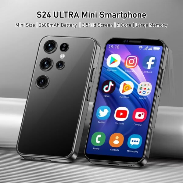 迷你手機哦！S24 Ultra迷你智能手机直板触屏安卓mini小手机