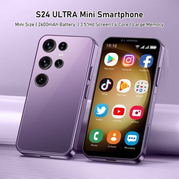 迷你手機哦！S24 Ultra迷你智能手机直板触屏安卓mini小手机