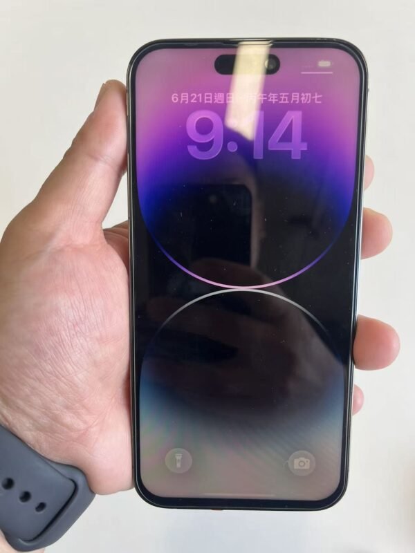 Apple iPhone 14 Pro Max 128G 紫色 / HP bekas Taiwan / Dien thoai cu / 二手手機