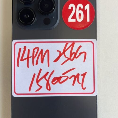 261-img-00 261號 Apple iPhone 14 Pro Max 256G 黑色 / HP bekas Taiwan / Dien thoai cu / 二手手機