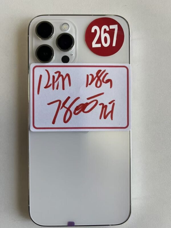 267號 Apple iPhone 12 Pro Max 128G 白色 / HP bekas Taiwan / Dien thoai cu / 二手手機