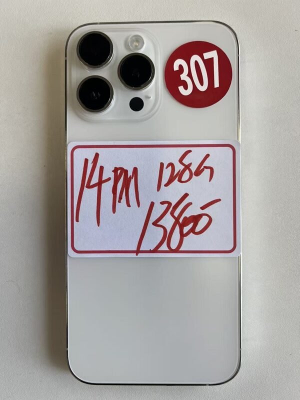 307號 Apple iPhone 14 Pro Max 128G 白色 / HP bekas Taiwan / Dien thoai cu / 二手手機