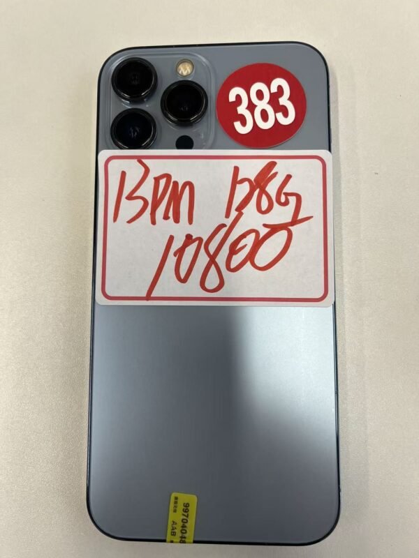 383號 Apple iPhone 13 Pro Max 128G 藍色 / HP bekas Taiwan / Dien thoai cu / 二手手機