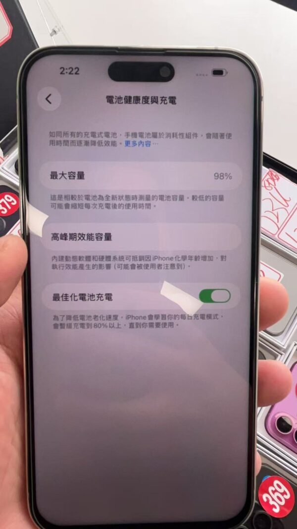 Apple iPhone 14 Pro Max 128G 白色 二手手機