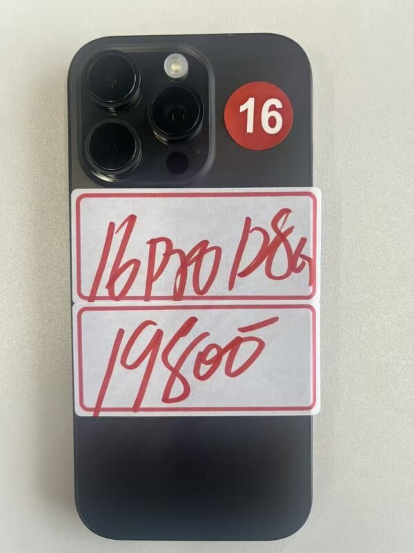 16號 Apple iPhone 16 Pro 128G 黑色 / HP bekas Taiwan / Điện thoại cũ / 二手手機
