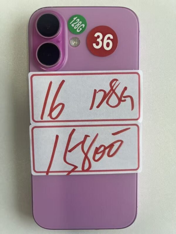 36號 Apple iPhone 16 128G 粉色 / HP bekas Taiwan / Điện thoại cũ / 二手手機