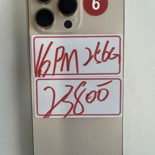 6號 Apple iPhone 16 Pro Max 256G 金色 / HP bekas Taiwan / Điện thoại cũ / 二手手機