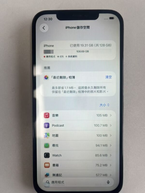 20號 Apple iPhone 12 Pro Max 128G 黑色