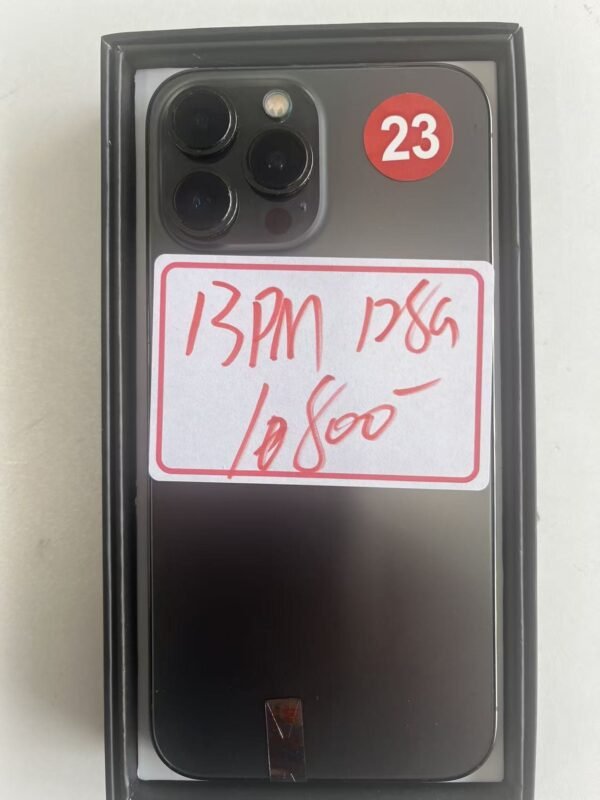 LLSM-23-13PM-128-BLACK-20260820-image-01 23號 Apple iPhone 13 Pro Max 128G 黑色