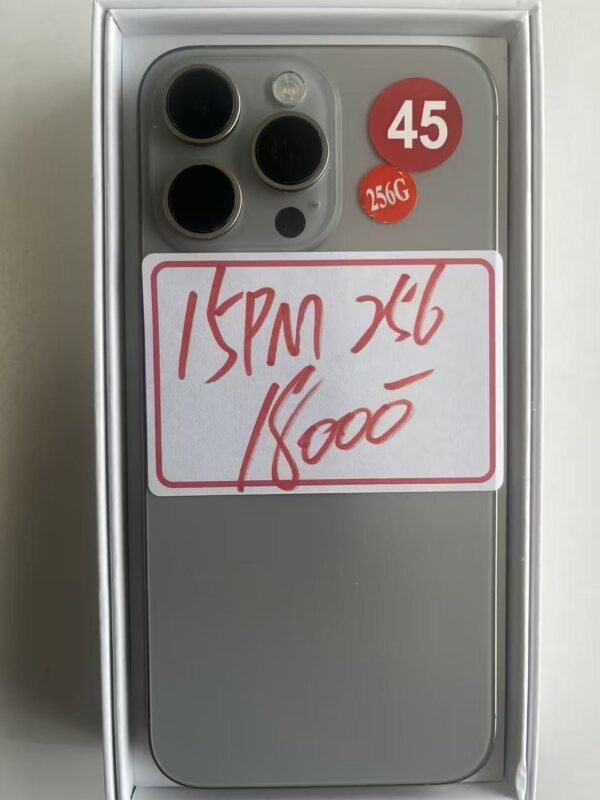 LLSM-45-15PM-256-NATURAL-20260813-image-01 45號 Apple iPhone 15 Pro Max 256G 鈦金色