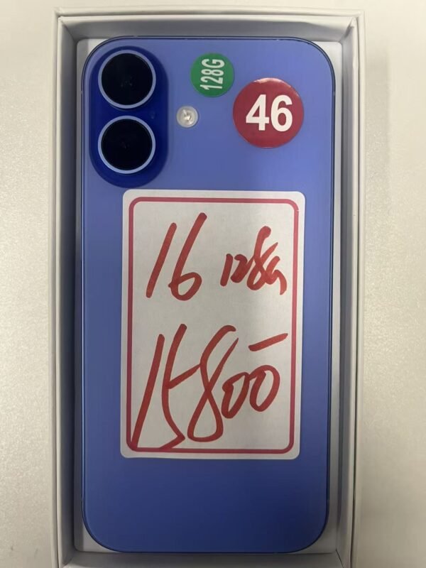 LLSM-46-16-128-BLUE-20260814-image-01 46號 Apple iPhone 16 128G 藍色