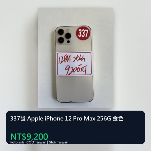 337號 Apple iPhone 12 Pro Max 256G 金色 統一封面