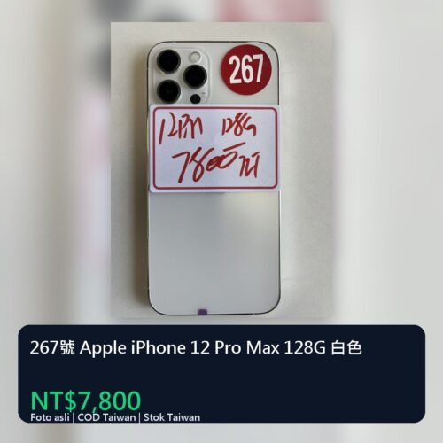 267號 Apple iPhone 12 Pro Max 128G 白色 統一封面