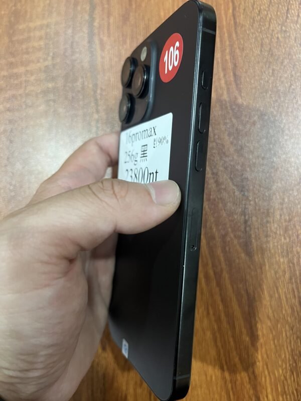 106號 Apple iPhone 16 Pro Max 256G 黑色