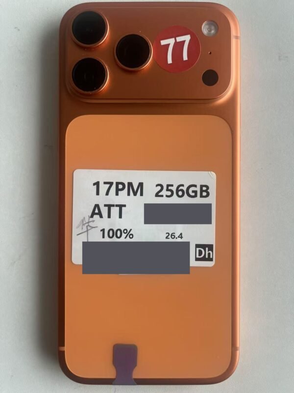LLSM-77-17PM-256-ORANGE-20260913-photo-01 77號 Apple iPhone 17 Pro Max 256G 橙色
