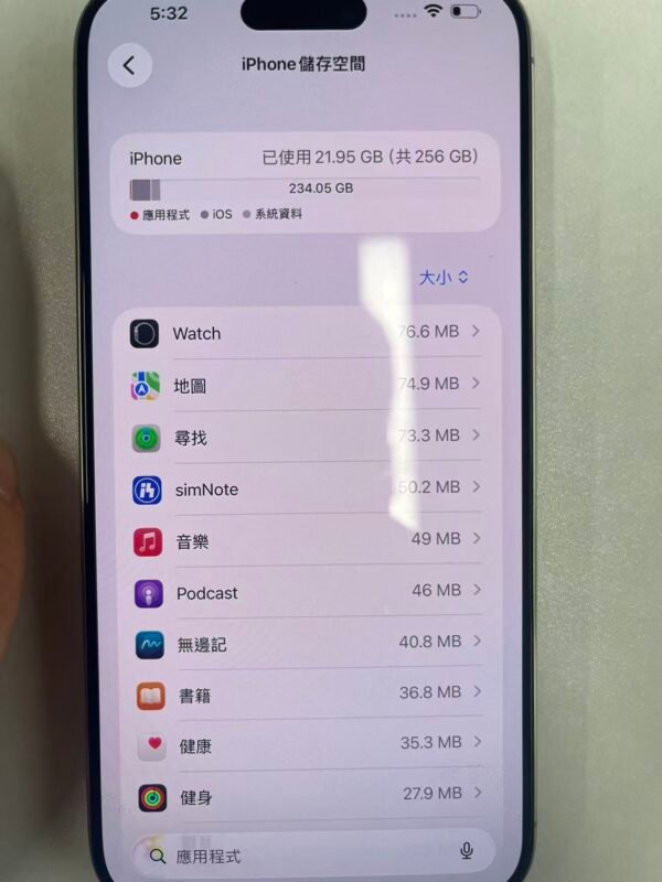 LLSM-85-15PM-256-TITANIUM-20260912-photo-06 85號 Apple iPhone 15 Pro Max 256G 鈦金色