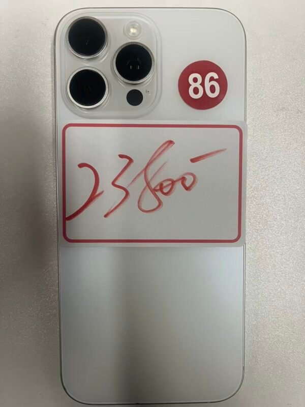 LLSM-86-16PM-256-WHITE-20260913-photo-01 86號 Apple iPhone 16 Pro Max 256G 白色