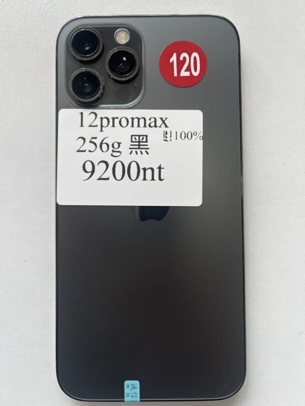 120號 Apple iPhone 12 Pro Max 256G 黑色