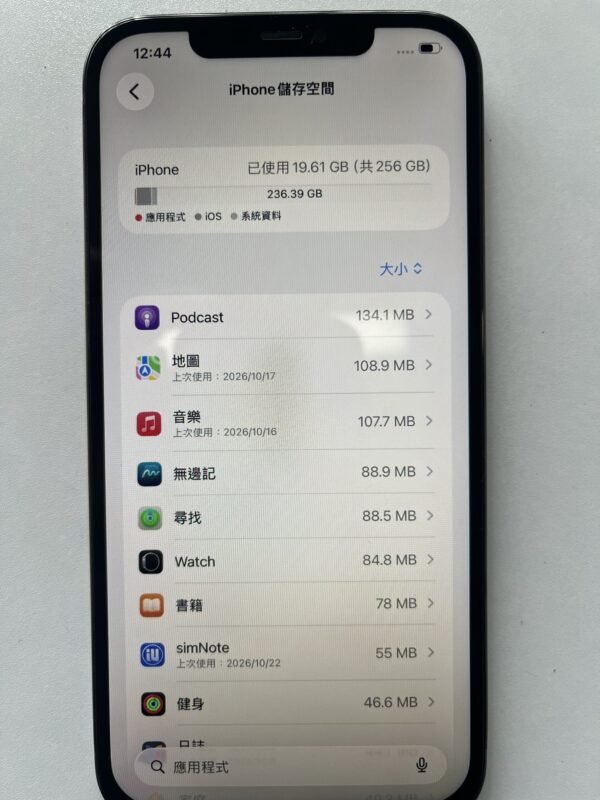 120號 Apple iPhone 12 Pro Max 256G 黑色